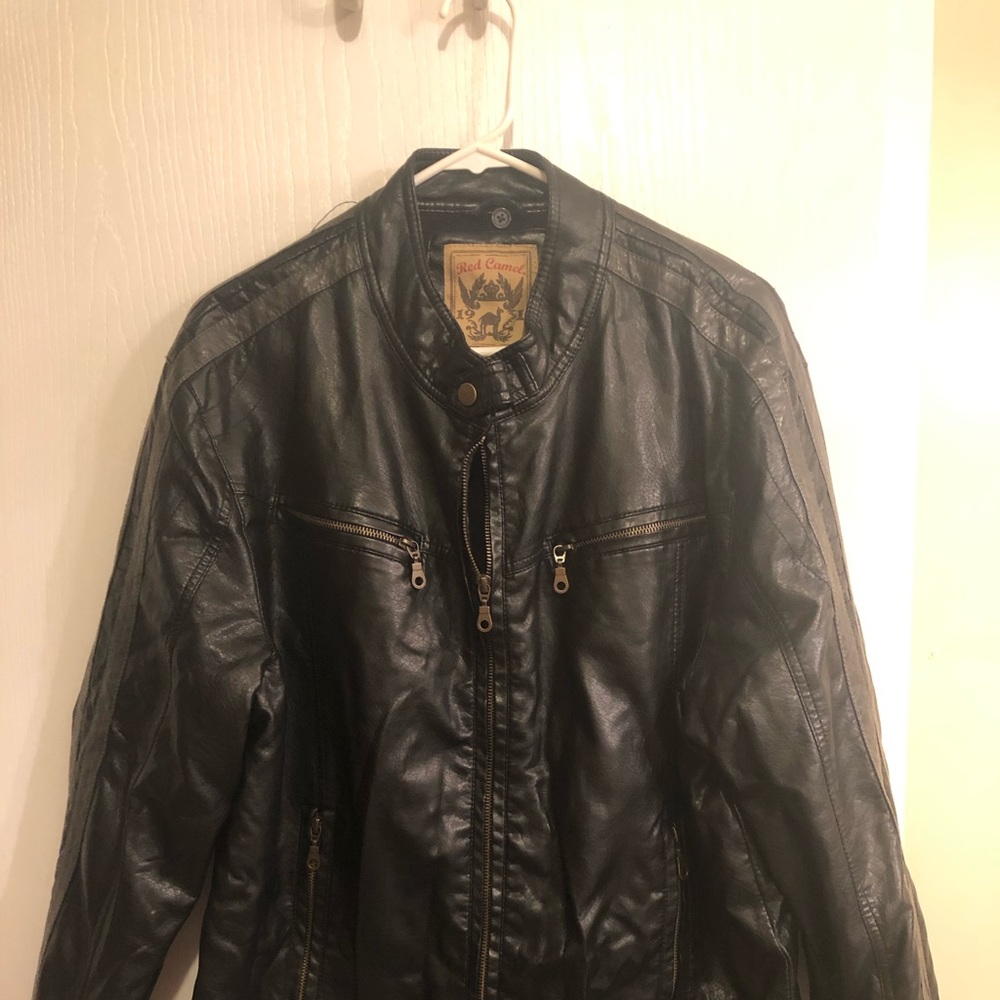 Red camel men’s coat